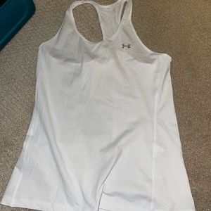 White Under Armour tank top
